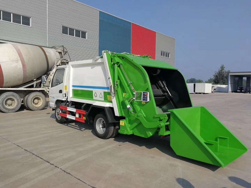 凱馬藍(lán)牌4方壓縮垃圾車