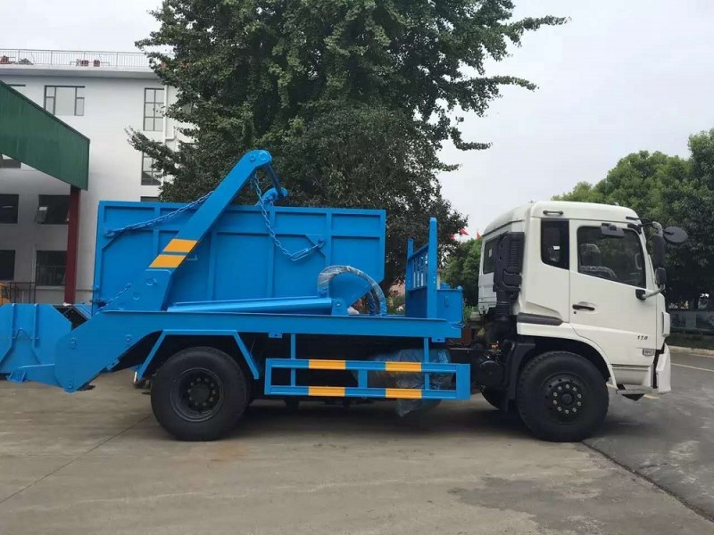 東風天錦10-12方擺臂垃圾車