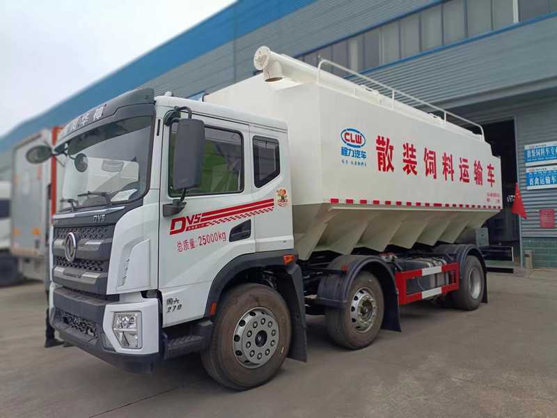 東風華神小三軸散裝飼料運輸車(32方)